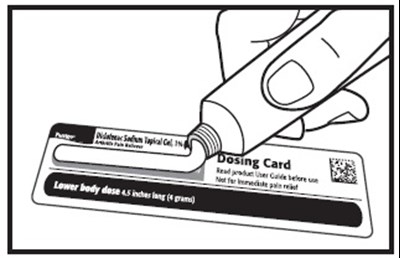 measure using dosing card - measure using dosing card